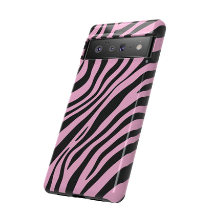 Modern Blush Zebra Print Phone Case
