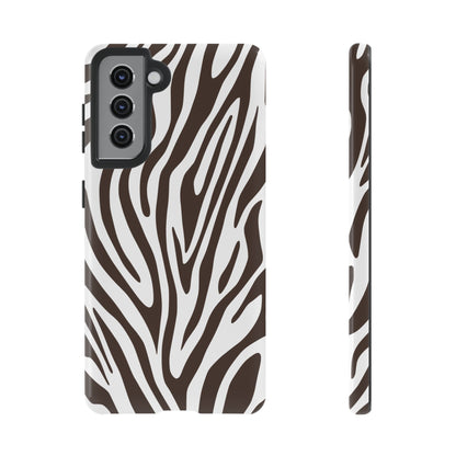 Graphic Brown Tiger Print Phone Case