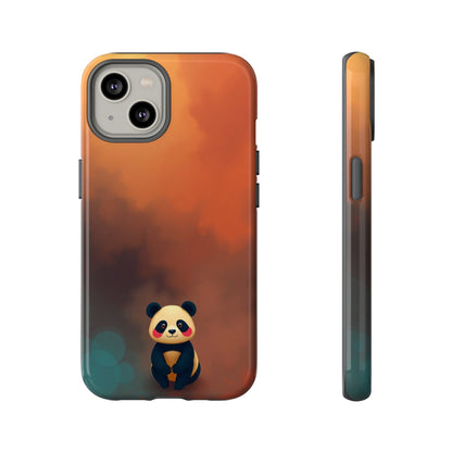iPhone 14 / Glossy Phone Case - Cute Colourful Panda Design Phone Case