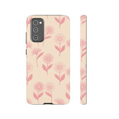 Pretty Pink Daisy Pattern Phone Case