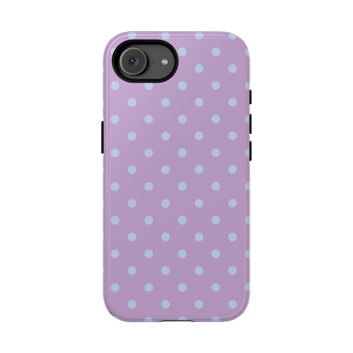 Trendy Lilac & Ice Blue Dot Pattern Phone Case - Purple Phone Case - iPhone 17e / Glossy