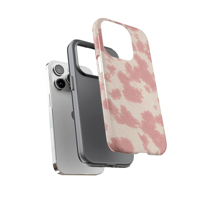 Pretty Blush Cow Print Phone Case
