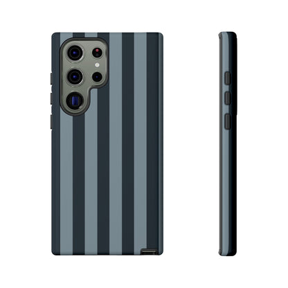 Dark Blue Stripe Pattern Phone Case - Blue Phone Case - Samsung Galaxy S23 Ultra / Glossy