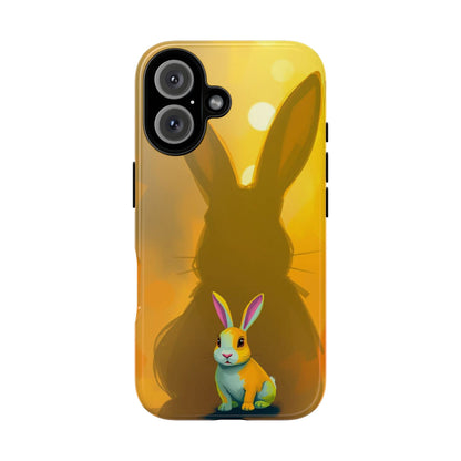 iPhone 16 / Glossy Phone Case - Shadow Rabbit Design Phone Case