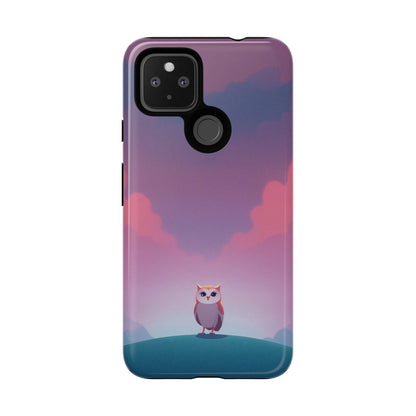 Watercolour Owl & Cloud Design Phone Case