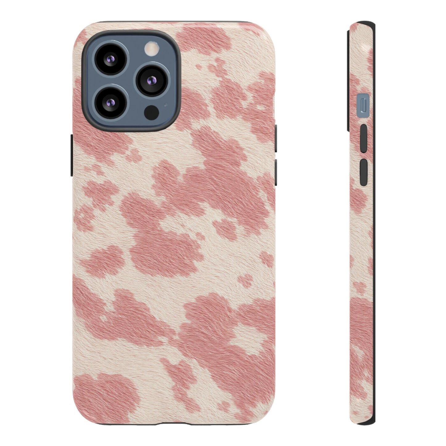 Pretty Blush Cow Print Phone Case