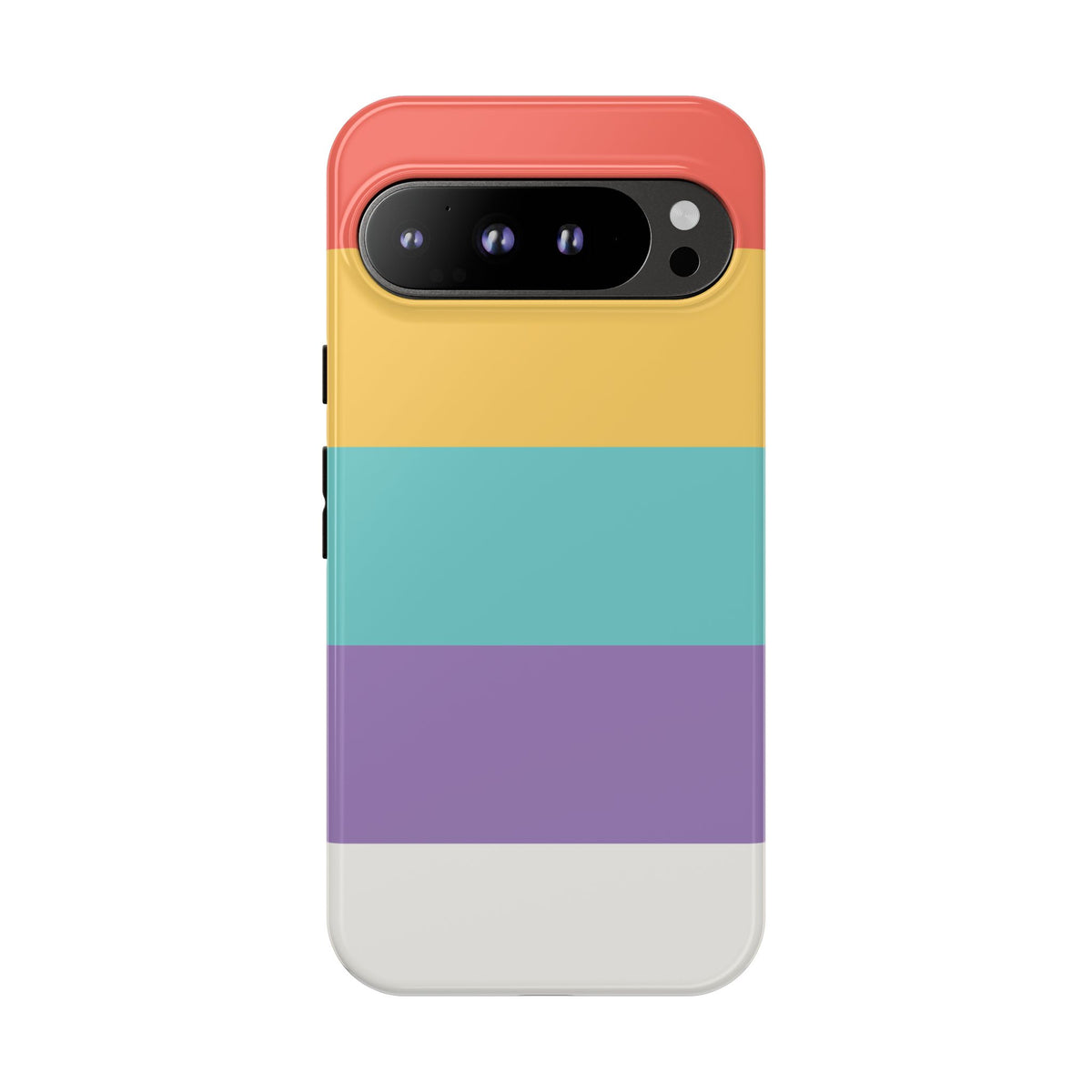 Pastel Rainbow Stripe Pattern Phone Case - Phone Case - Google Pixel 9 Pro XL / Glossy