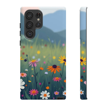 Vibrant Meadow Design Phone Case - Multicolor Phone Case - Samsung Galaxy S22 Ultra / Glossy