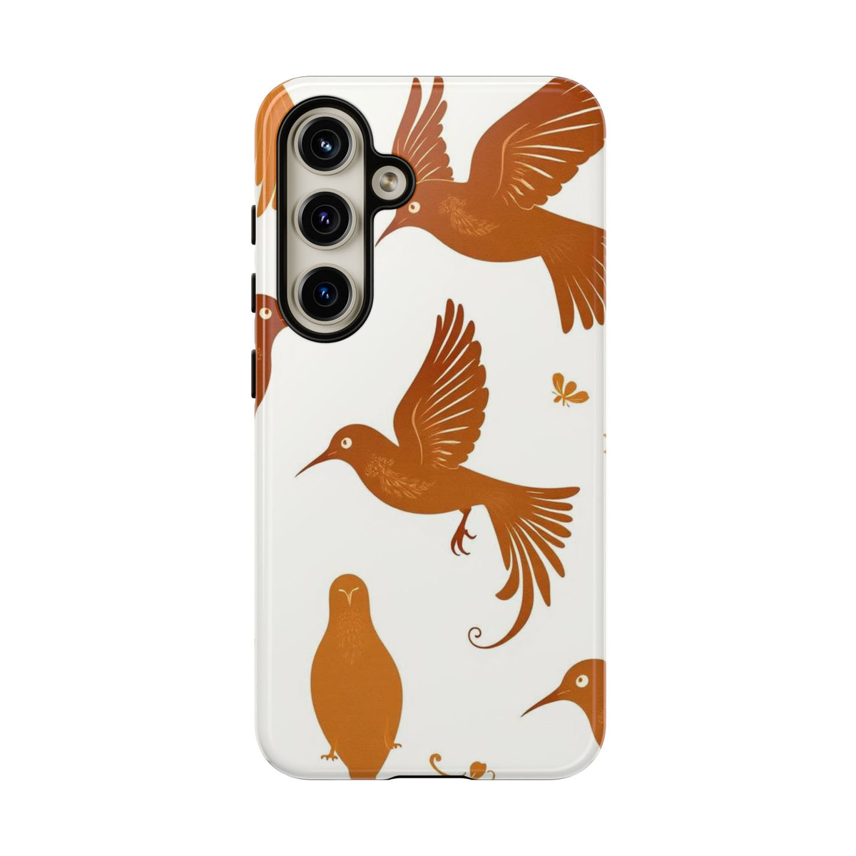 Abstract Bird Pattern Phone Case - Multicolor Phone Case - Samsung Galaxy S24 / Glossy