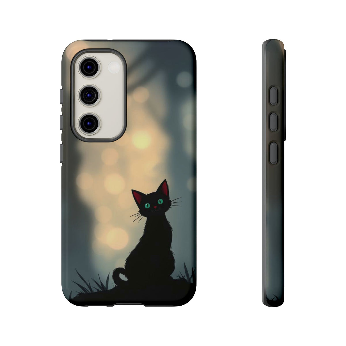 Gothic Cat Design Phone Case - Multicolor Phone Case - Samsung Galaxy S23 / Glossy
