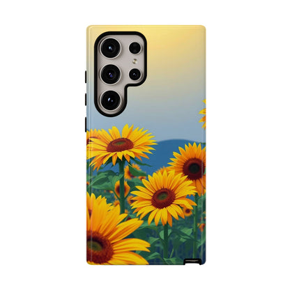 Samsung Galaxy S24 Ultra / Glossy Phone Case - Sunflowers Design Phone Case