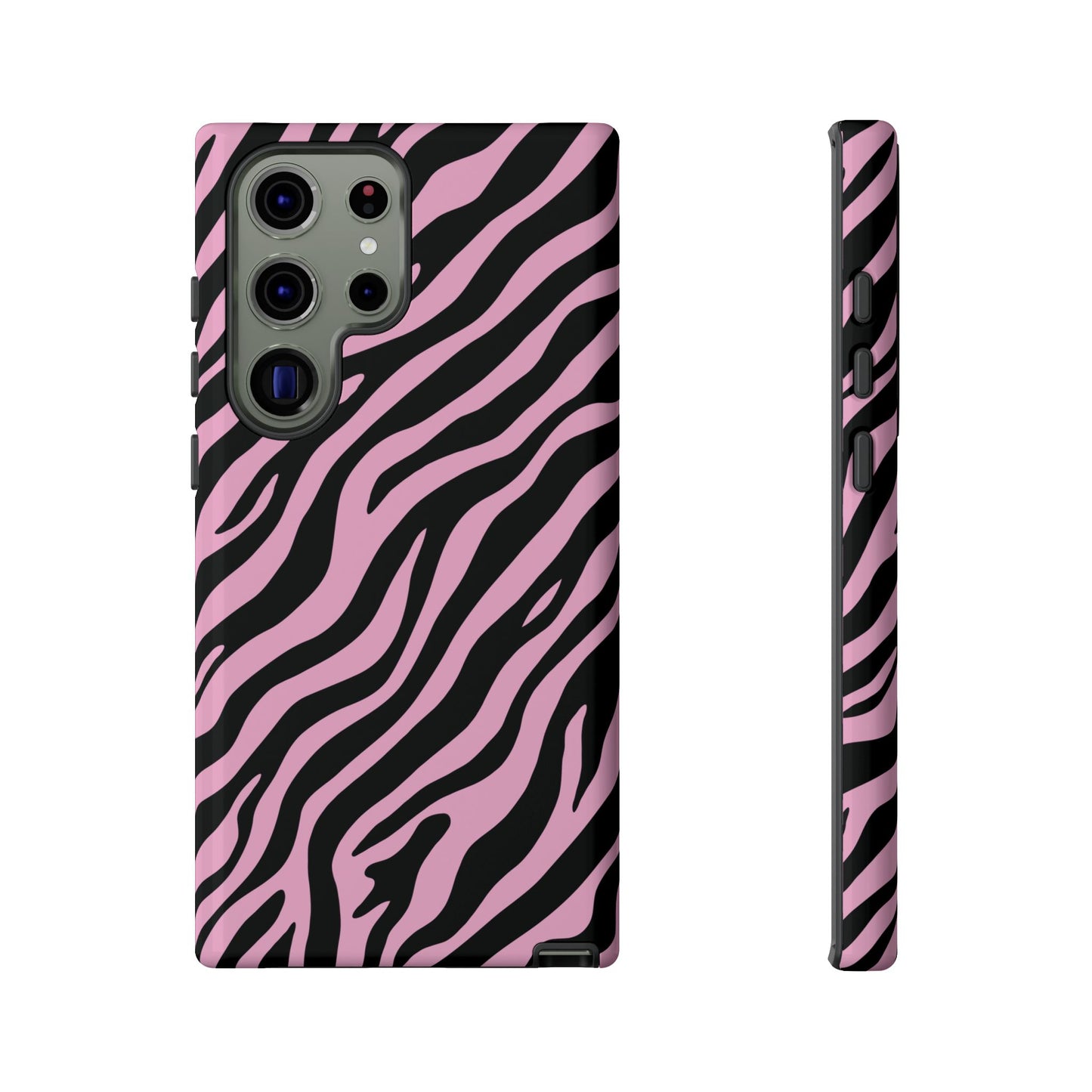 Stylish Blush Zebra Print Phone Case