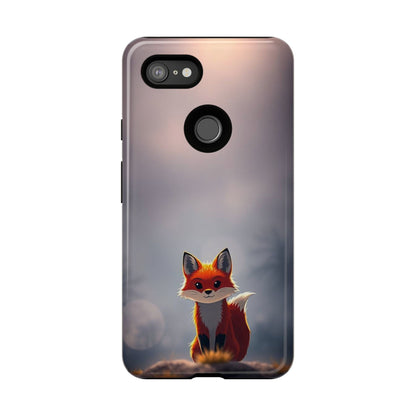 Cute Gothic Fox Design Phone Case
