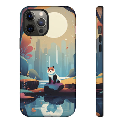 Stylised Panda Design Phone Case - Multicolor Phone Case - iPhone 12 Pro Max / Glossy