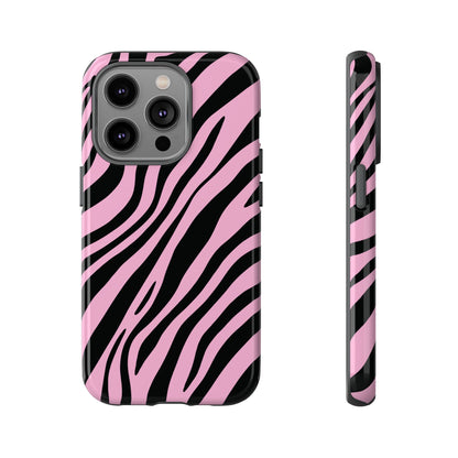 Modern Blush Zebra Print Phone Case