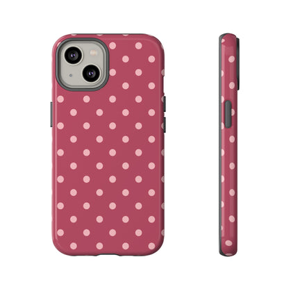 Pink Dot Pattern Phone Case