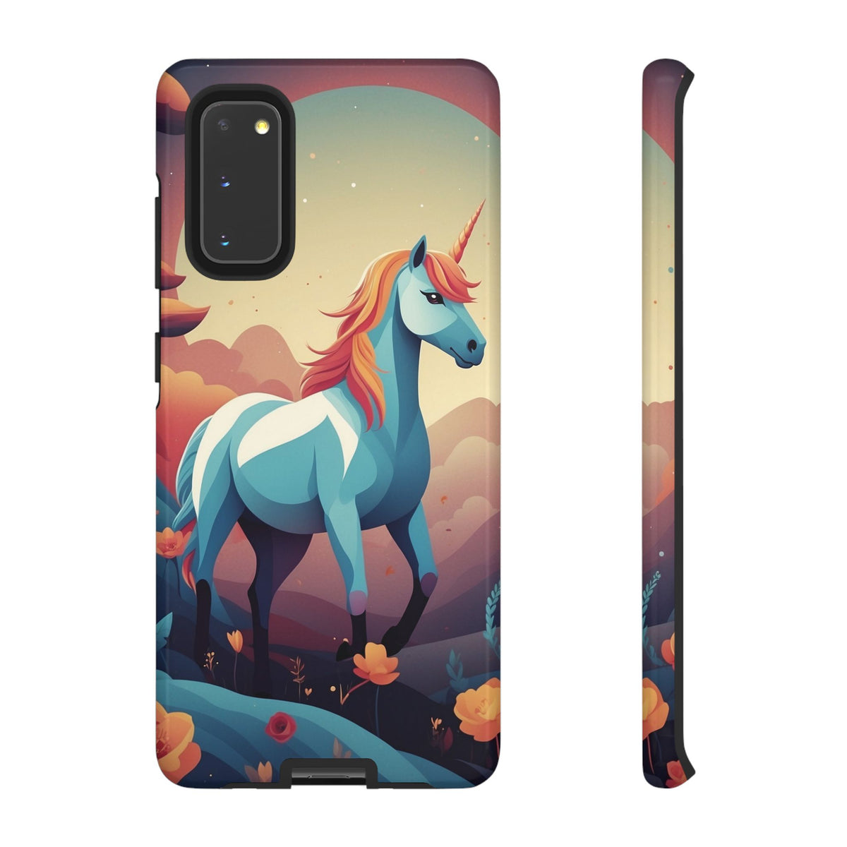 Stylised Unicorn Design Phone Case - Multicolor Phone Case - Samsung Galaxy S20 / Glossy