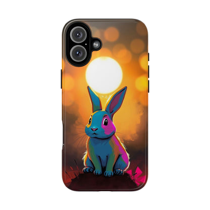 iPhone 16 Plus / Glossy Phone Case - Pop Art Rabbit Design Phone Case