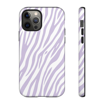 Lavender Tiger Print Phone Case