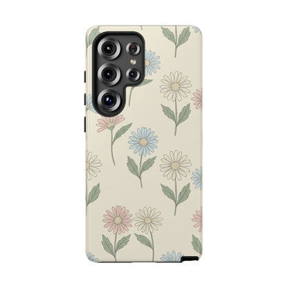 Pretty Pastel Daisy Pattern Phone Case