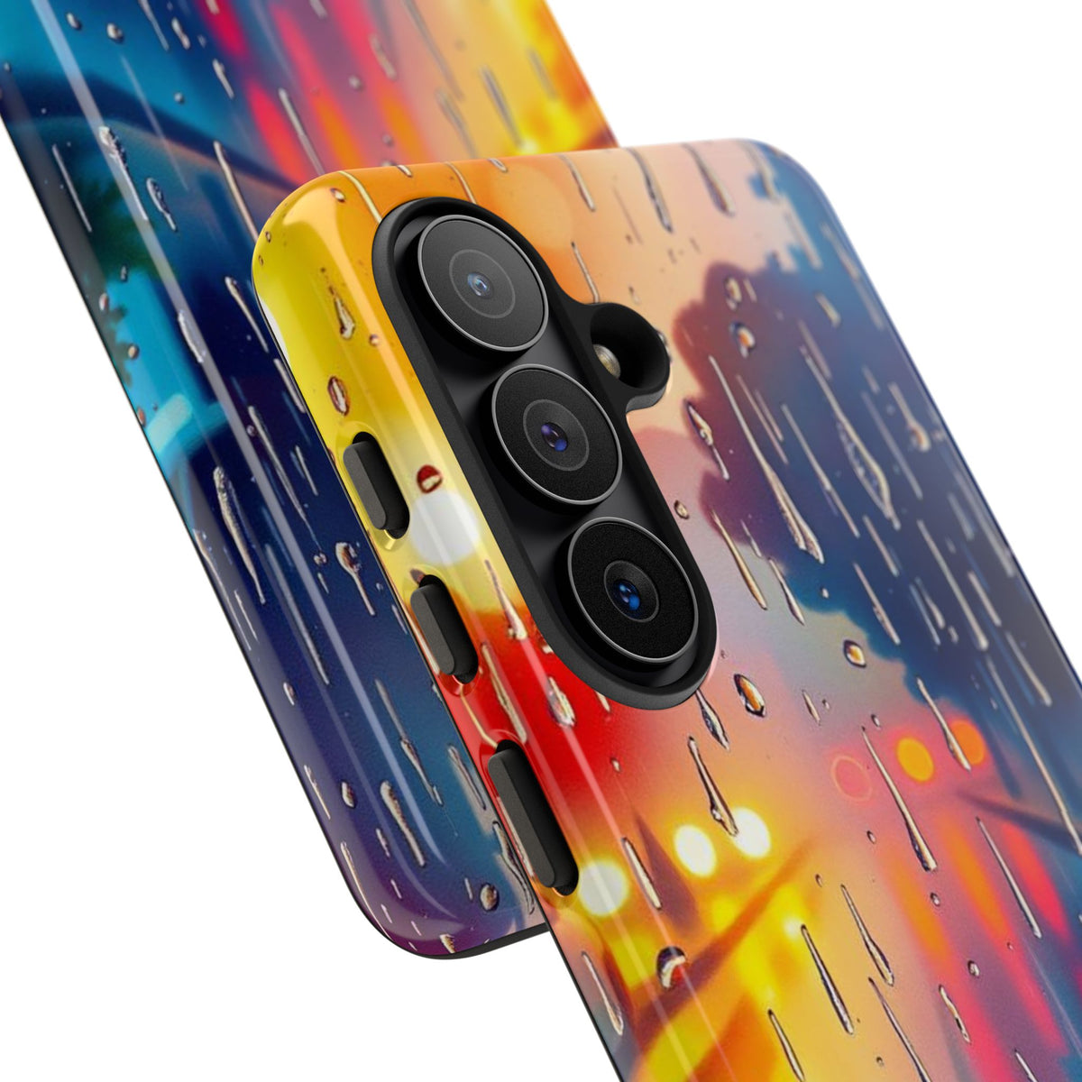 Electric Rain Watercolour Design Phone Case - Multicolor Phone Case