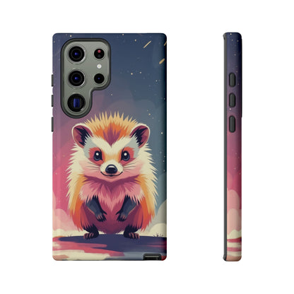 Samsung Galaxy S23 Ultra / Glossy Phone Case - Stylised Hedgehog Design Phone Case
