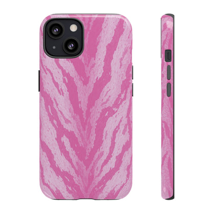 Blush Tiger Print Phone Case