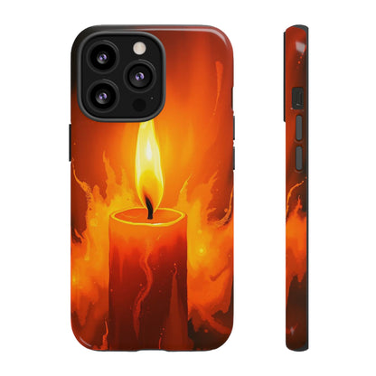 iPhone 13 Pro / Glossy Phone Case - Red Candle Phone Case