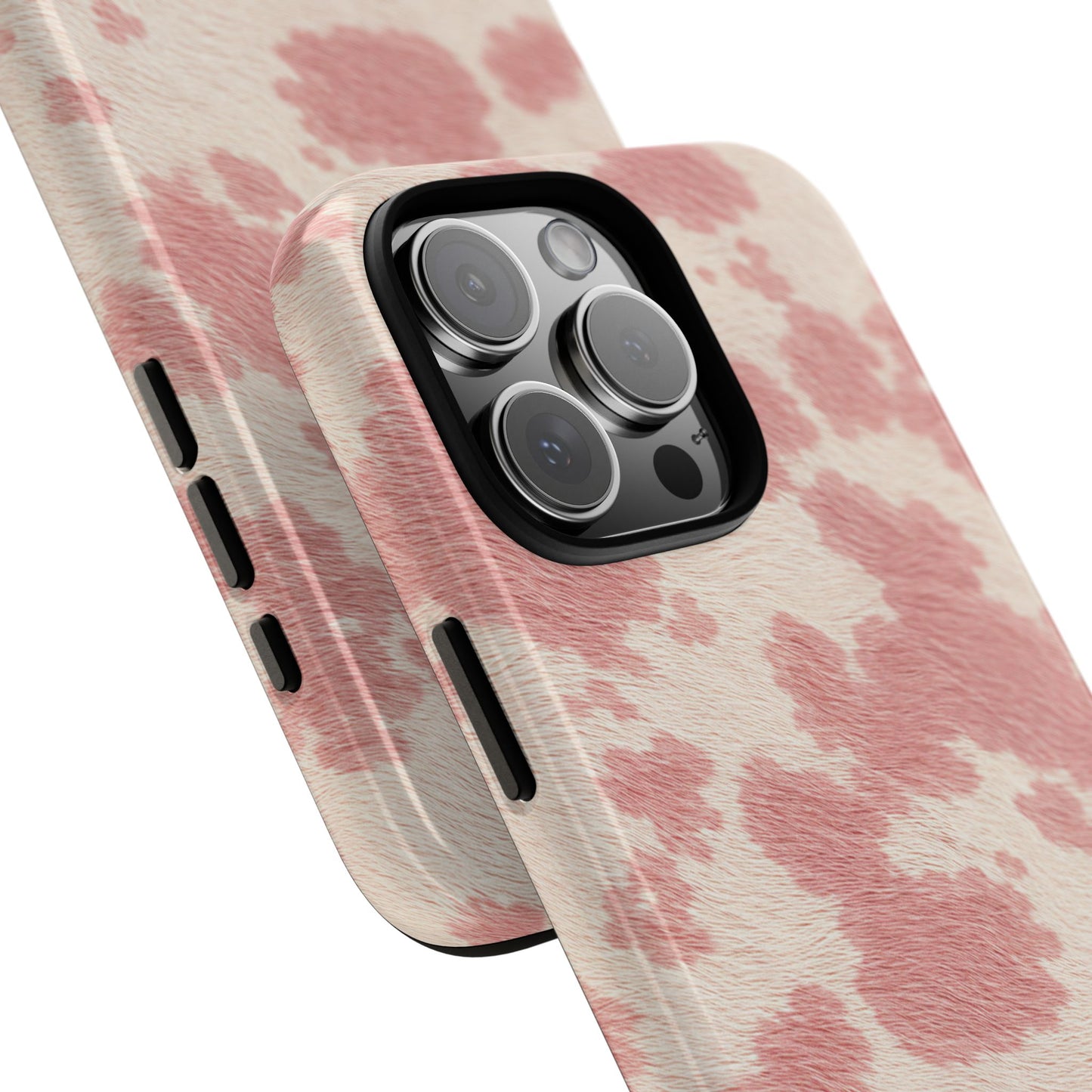 Pretty Blush Cow Print Phone Case