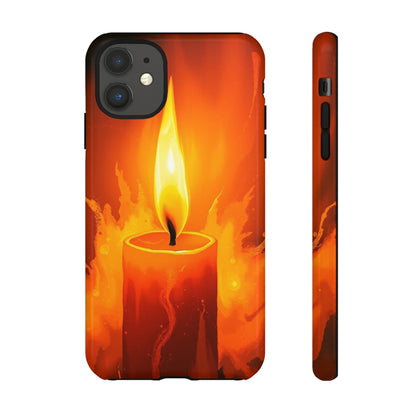 Red Candle Phone Case - Multicolor Phone Case - iPhone 11 / Glossy