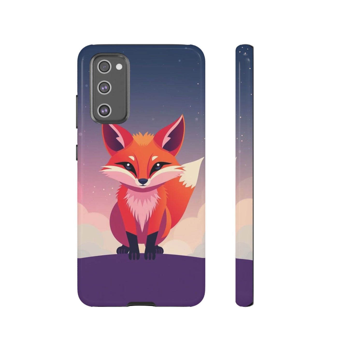 Samsung Galaxy S20 FE / Glossy Phone Case - Pop Art Fox Design Phone Case