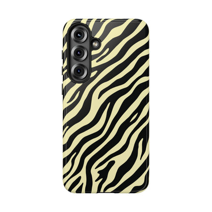 Stylish Neutral Zebra Print Phone Case