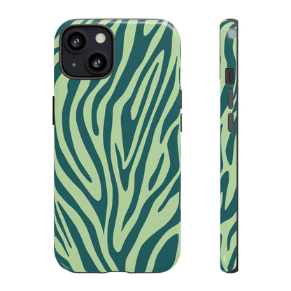 Boutique Sage Tiger Print Phone Case