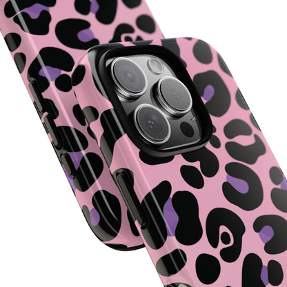 Pretty Pink & Lavender Leopard Print