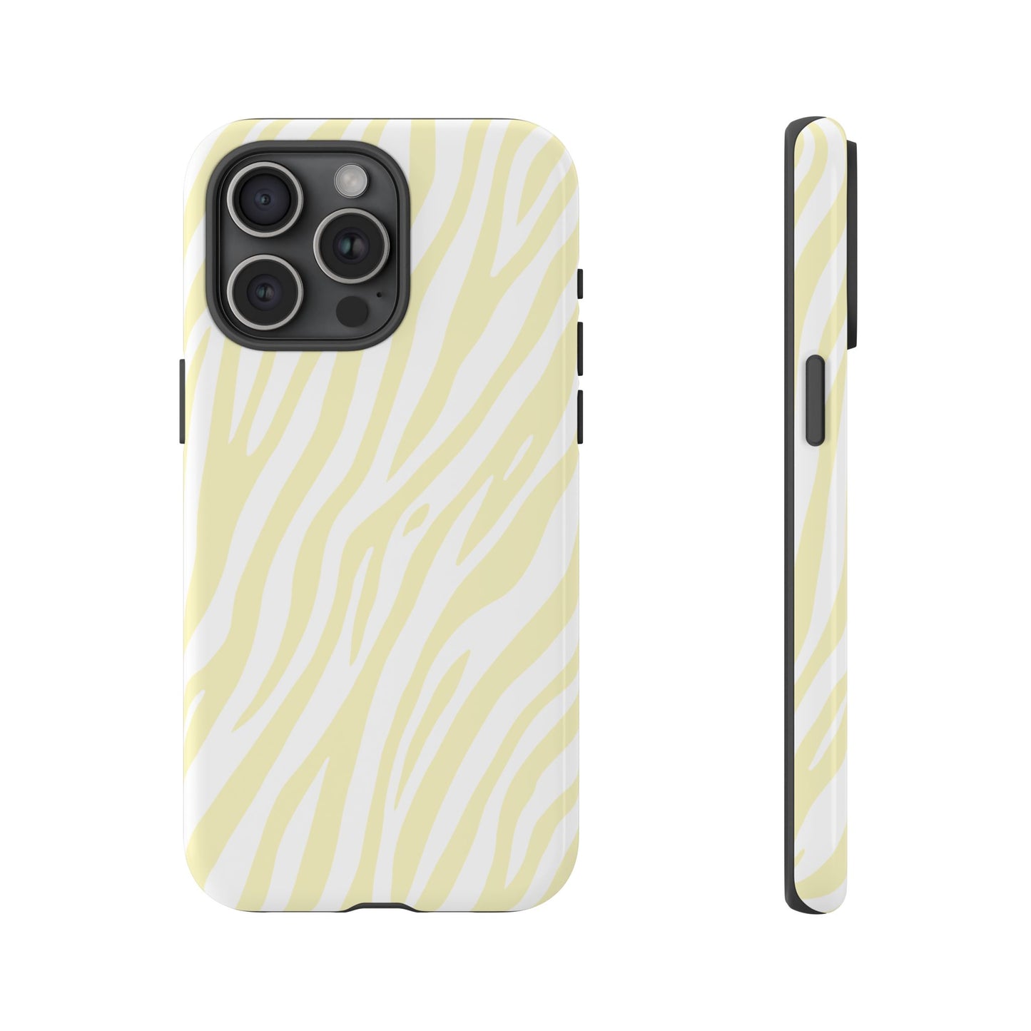 Buttercream Tiger Print Phone Case