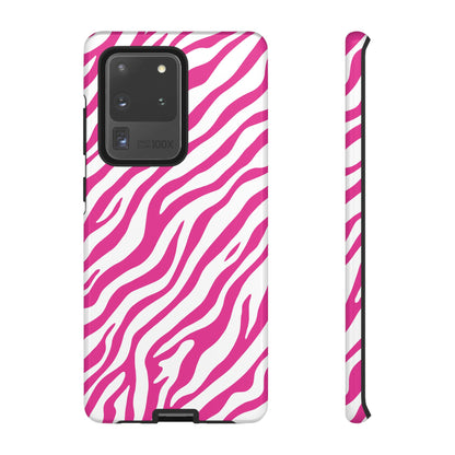 Stylish Hot Pink Zebra Print Phone Case