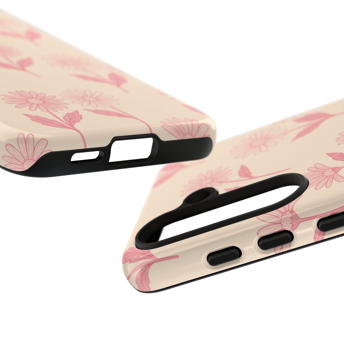Pretty Pink Daisy Pattern Phone Case