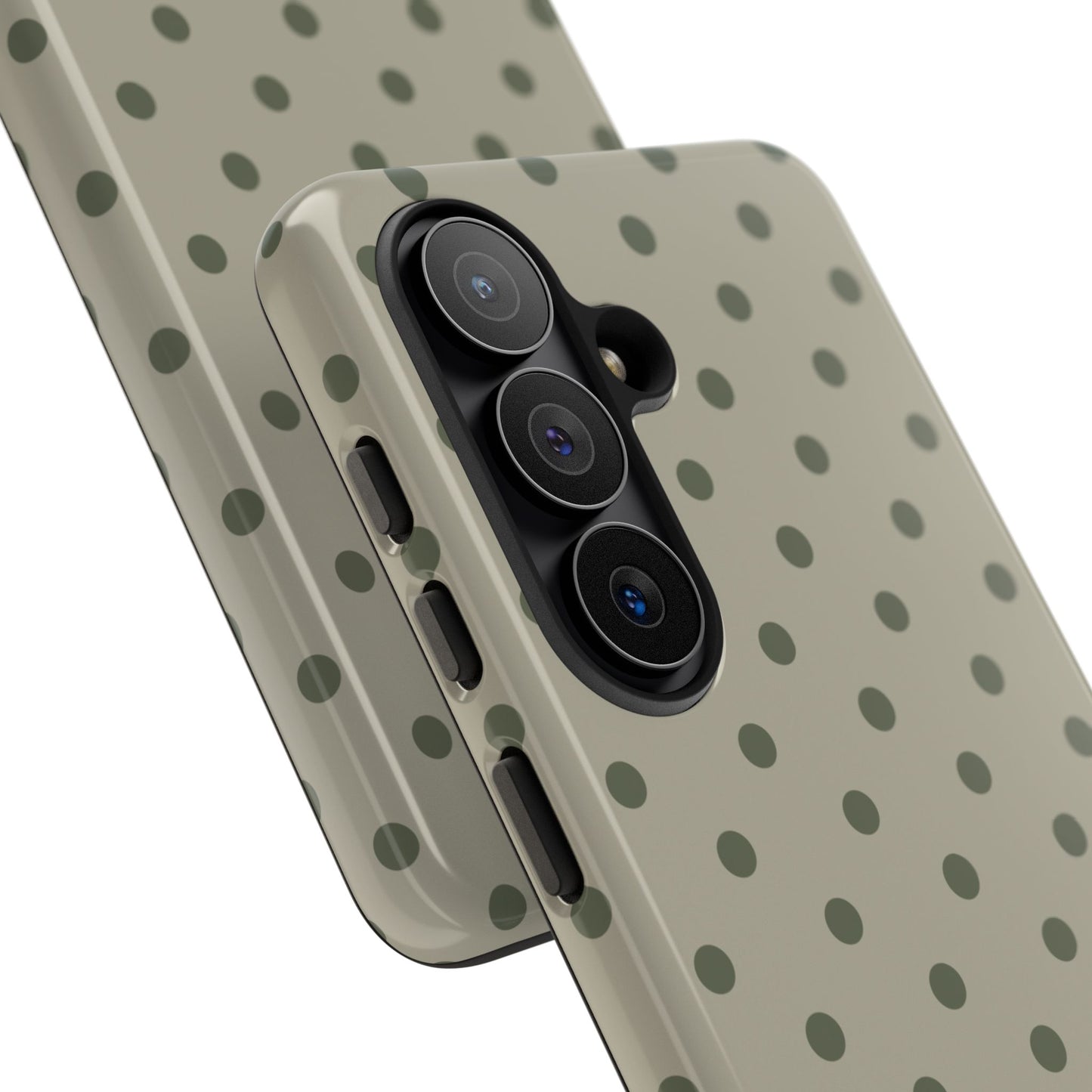 Green & Dark Green Dot Pattern Phone Case