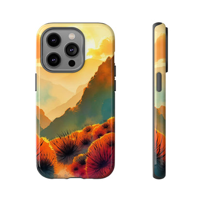 Ideallic Watercolour Sunset Design Phone Case - Multicolor Phone Case - iPhone 14 Pro / Glossy