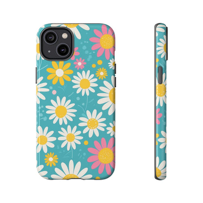iPhone 14 Plus / Glossy Phone Case - Daisies Floral Pattern 5 Phone Case
