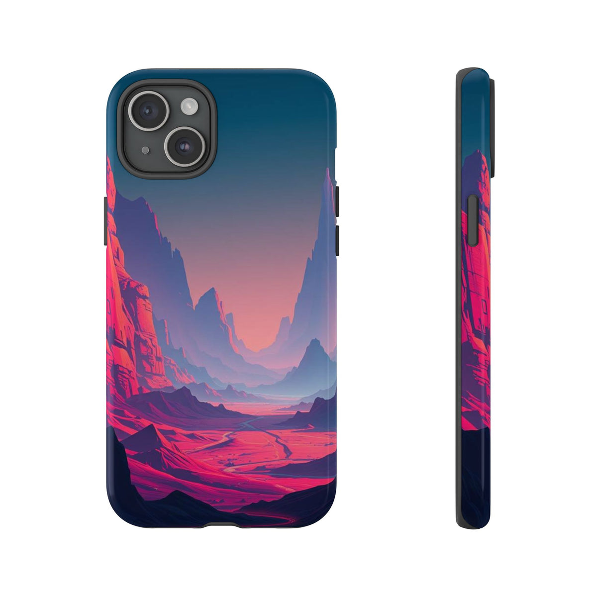 Alien Vista Design Phone Case - Multicolor Phone Case - iPhone 15 Plus / Glossy