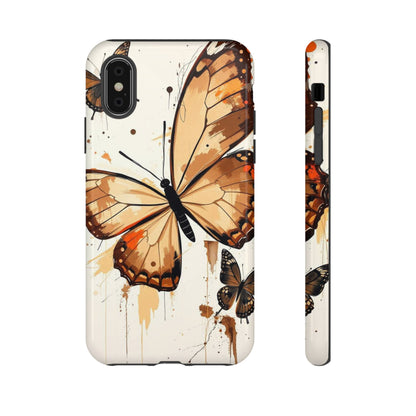Acrylic Style Butterflies Design Phone Case - Multicolor Phone Case - iPhone XS / Glossy