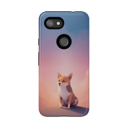 Cute Dog & Cloud Design "Good Doggo" Phone Case