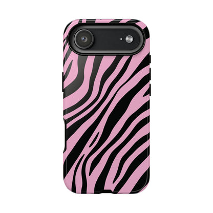 Modern Blush Zebra Print Phone Case