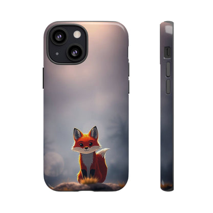 Cute Gothic Fox Design Phone Case