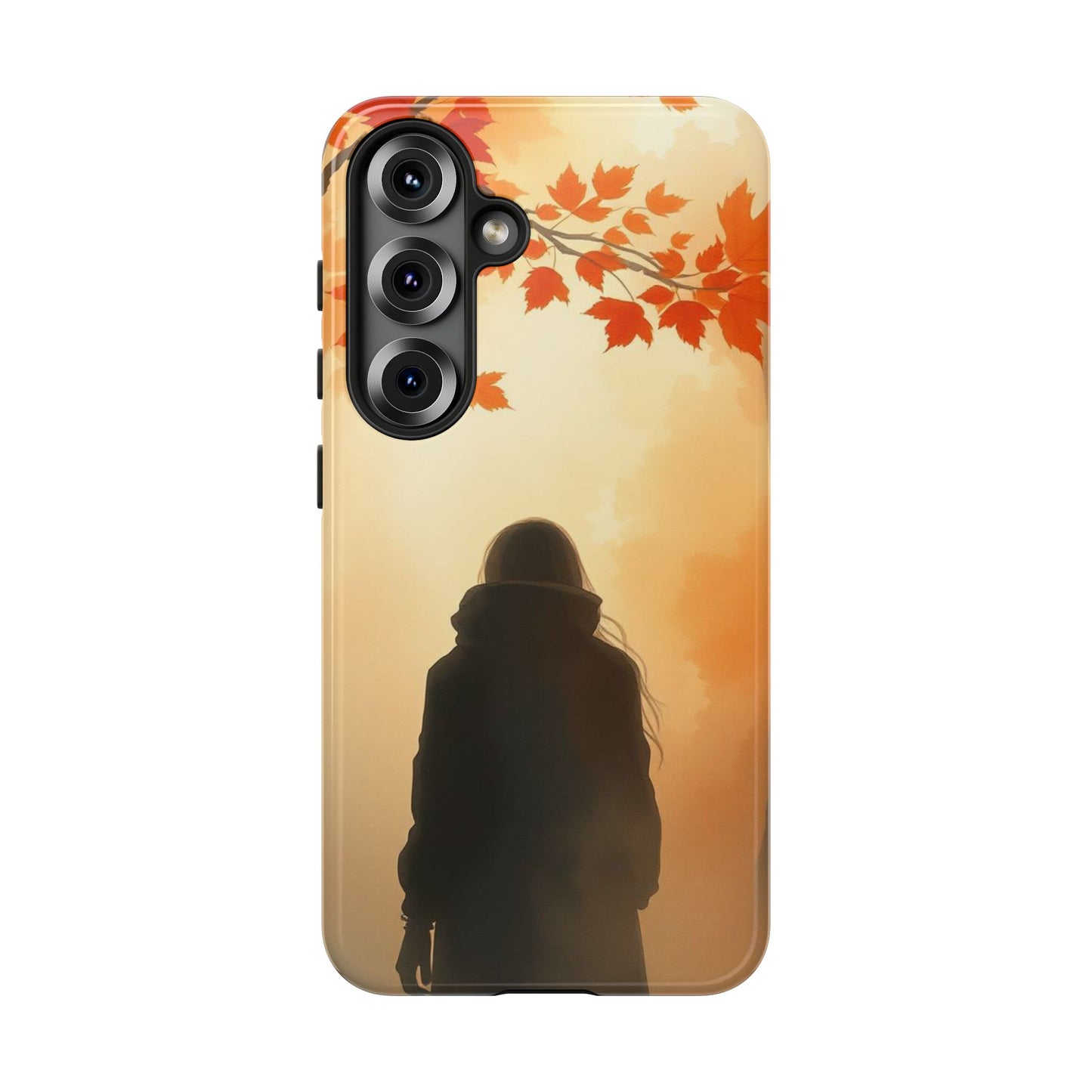 Samsung Galaxy S25 / Glossy Phone Case - Watercolour Mysterious Woman Phone Case