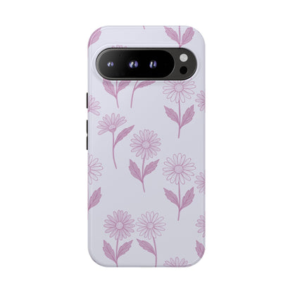 Pretty Lilac Daisy Pattern Phone Case