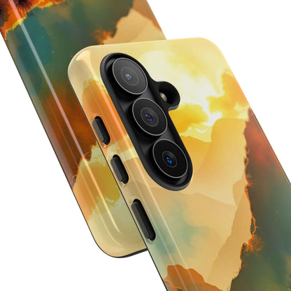 Ideallic Watercolour Sunset Design Phone Case - Multicolor Phone Case