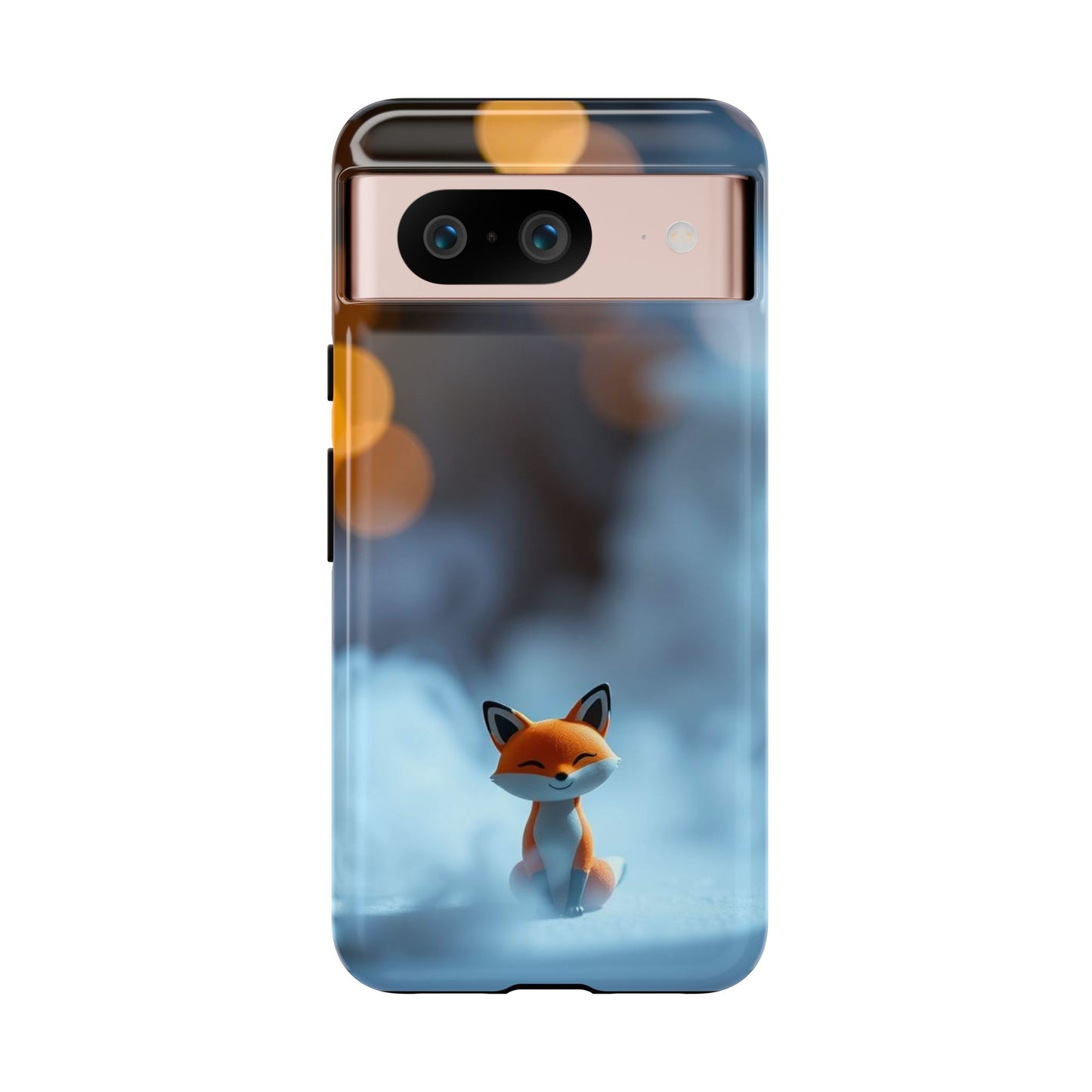 Google Pixel 8 / Glossy Phone Case - Cute Misty Fox Design Phone Case