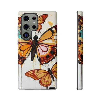Abstract Butterflies Design Phone Case - Multicolor Phone Case - Samsung Galaxy S23 Ultra / Glossy